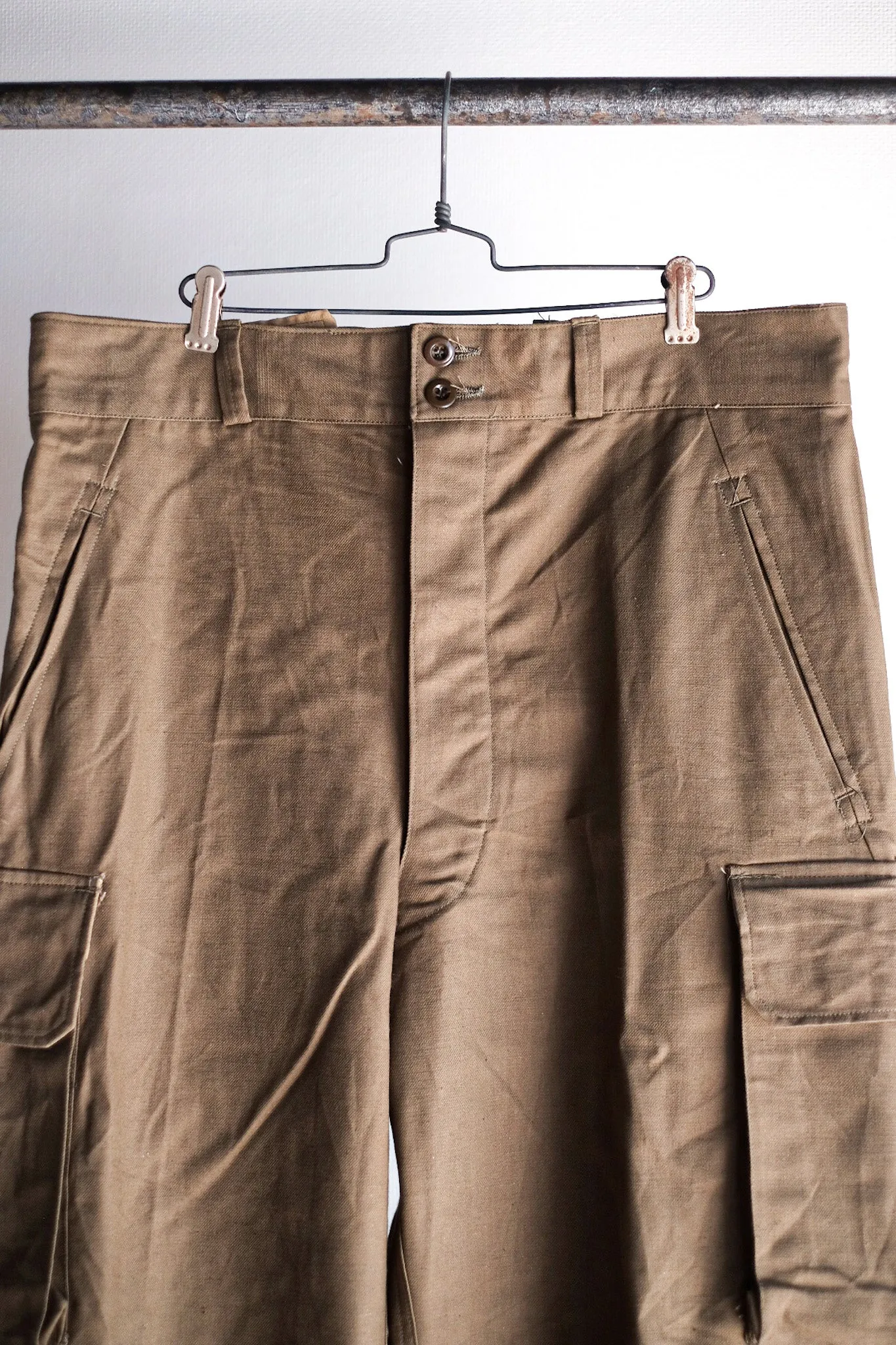 [~ 50's] French Army M47 Taille des pantalons de terrain.45 