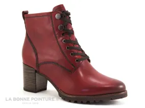 Achat chaussures Tamaris Femme Boots, vente Tamaris 1-25103-23 Sangria - Boots bordeaux - Talon epais