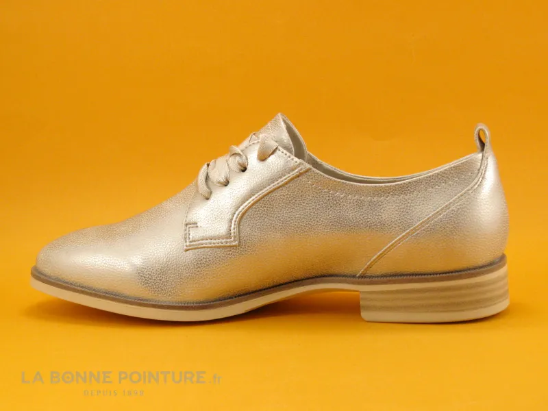 Achat chaussures Tamaris Femme Chaussure basse / Derby, vente Tamaris 1-23204-20 Light gold - Derby Femme metallise