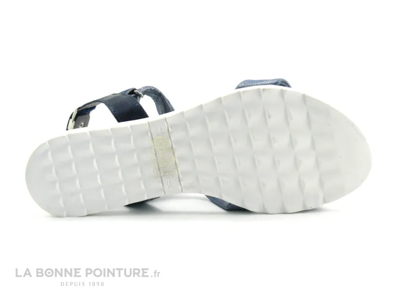 Achat chaussures Tamaris Femme Sandale et Nu-pieds, vente Tamaris 1-28627-20 Steel Midnight - Sandale plate bleu marine