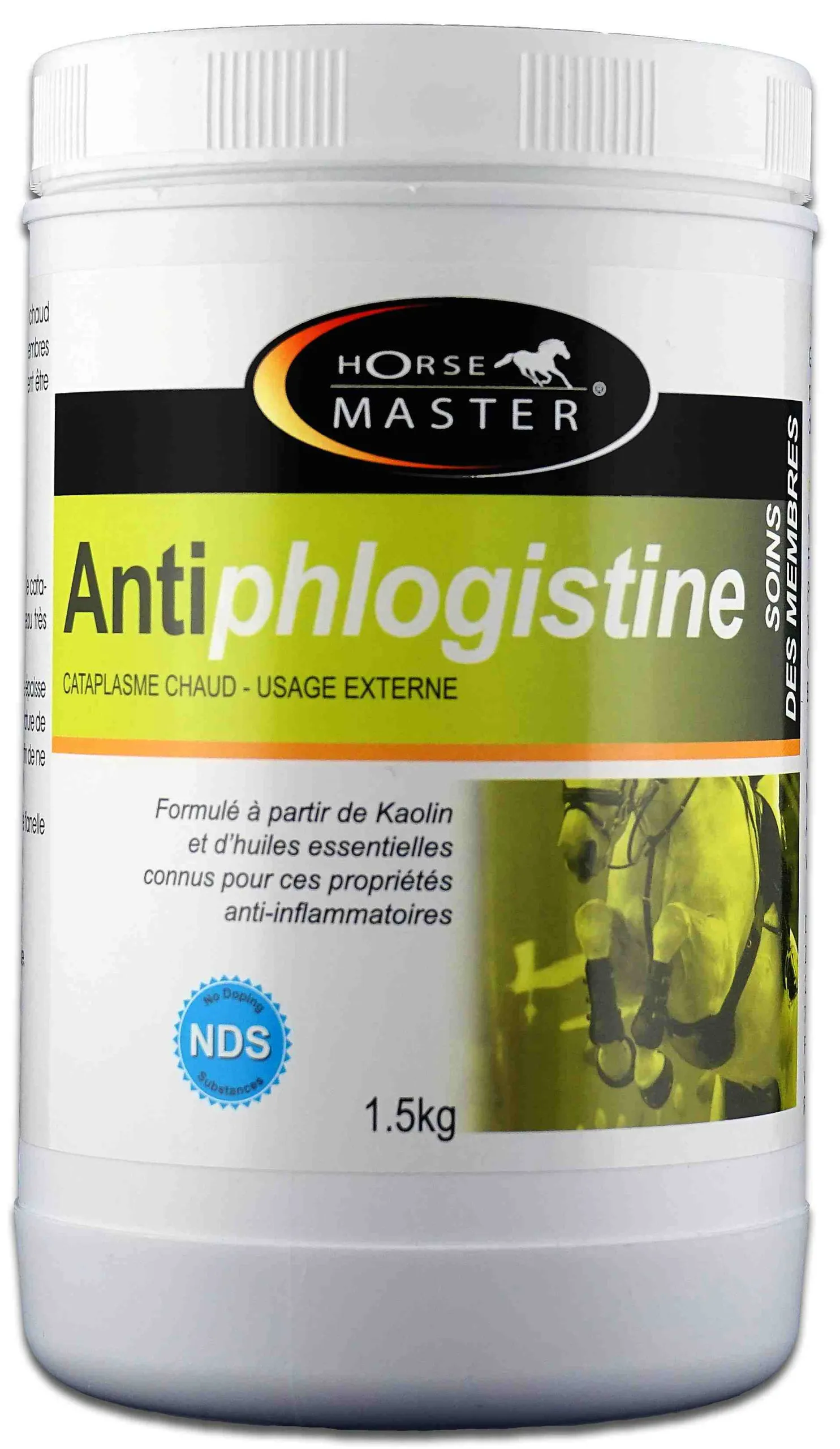 Antiphlogistine Horse Master. Soin des membres