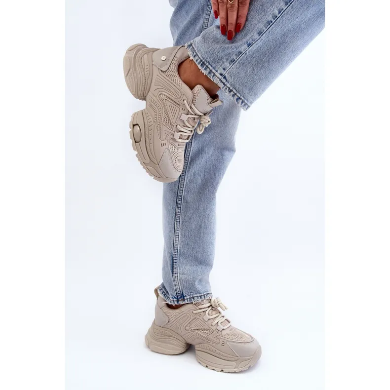Baskets à semelle massive GOE NN2N4046 Beige
