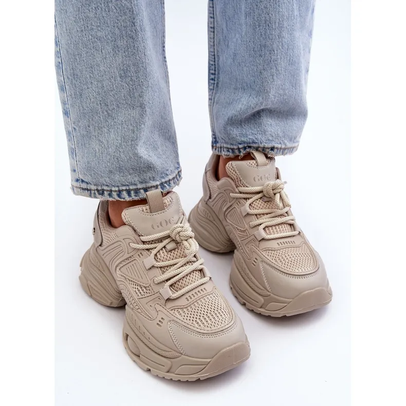Baskets à semelle massive GOE NN2N4046 Beige