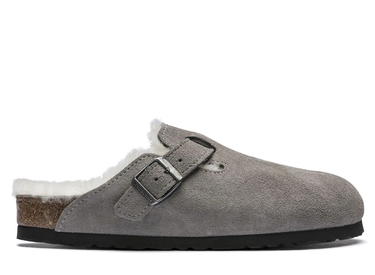 Birkenstock Boston VL Shearling Stone Coin