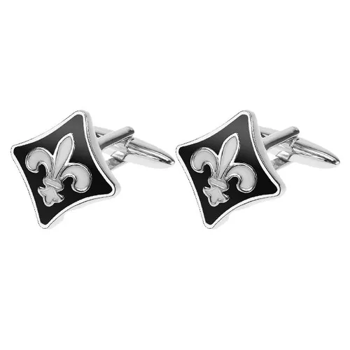 Boutons de manchette / Boutons de manchette  - Fleur de Lys