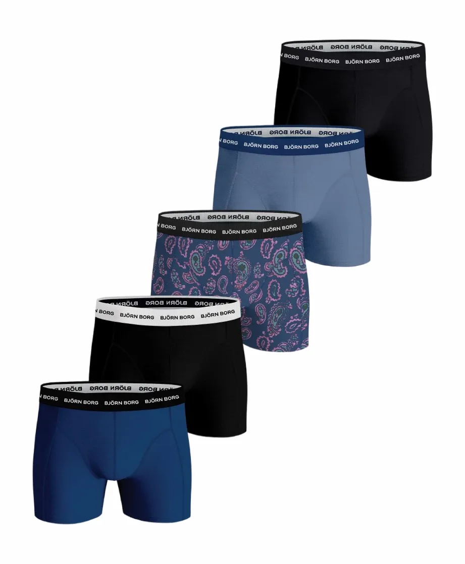Boxer Björn Borg Homme Cotton Stretch Boxer Multipack 2 (5 Pièces)