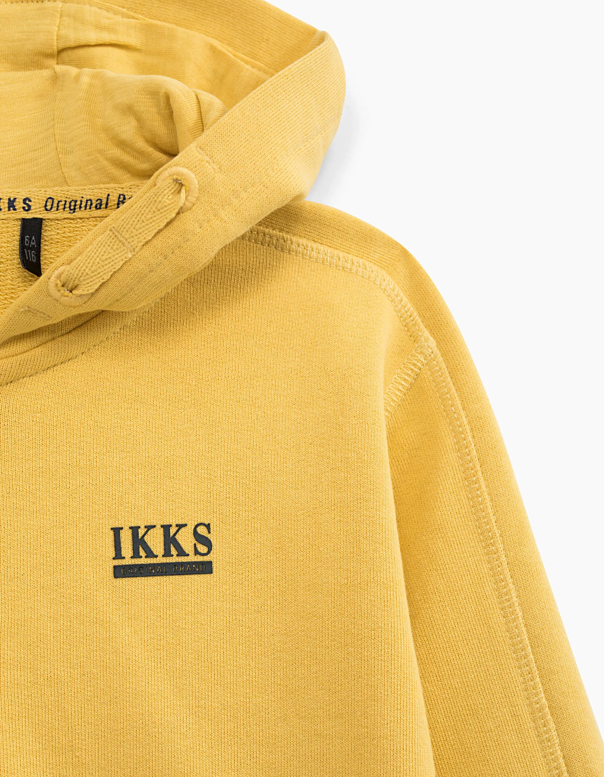 Cardigan jaune Essentiel molleton bio garçon