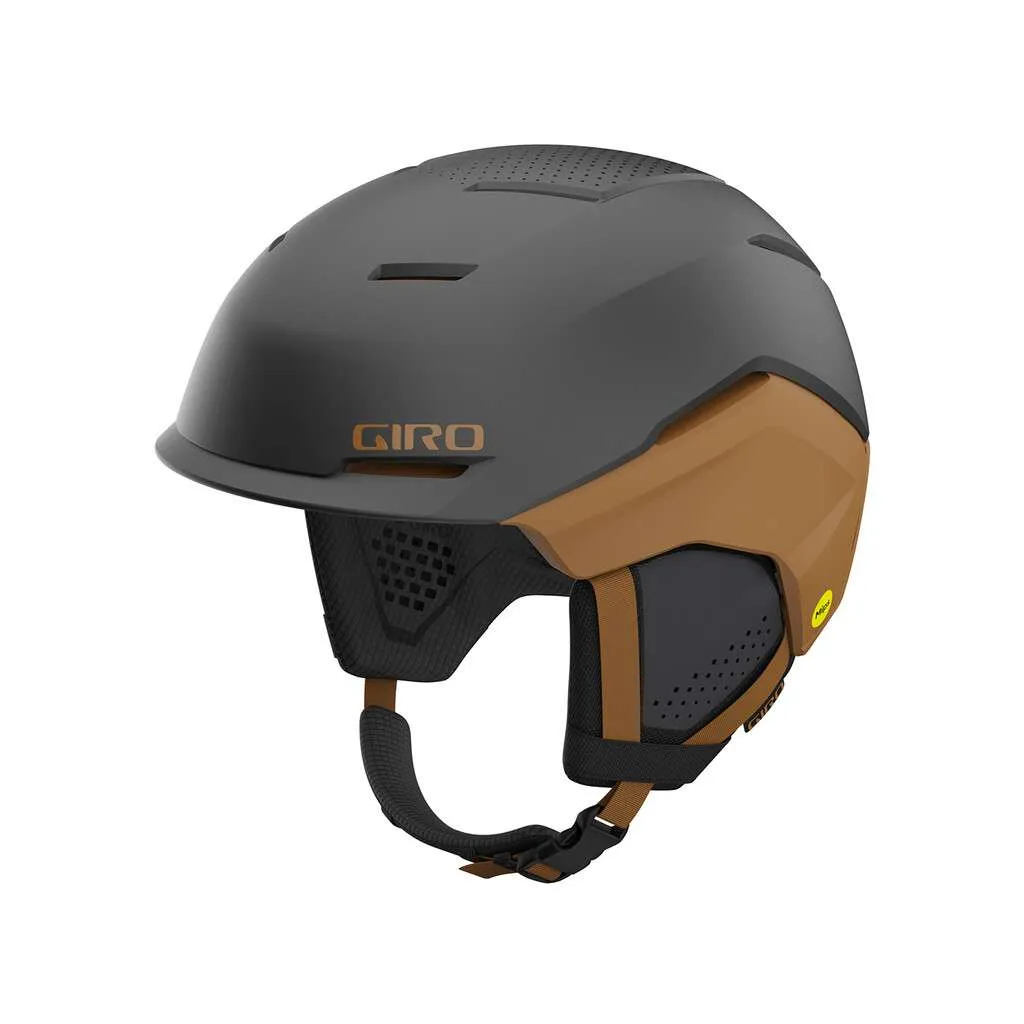 casque ski giro tenet spherical mips metallic coal / tan