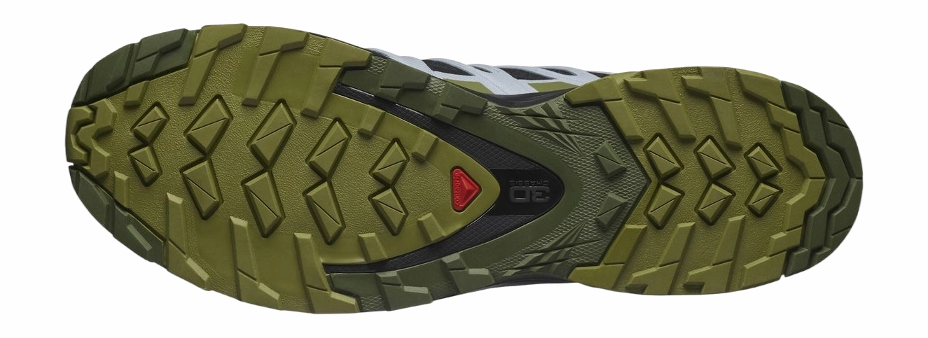 Chaussures de Trail Salomon Femme XA Pro 3D V8 GTX Black Green Moss Zen Bleu