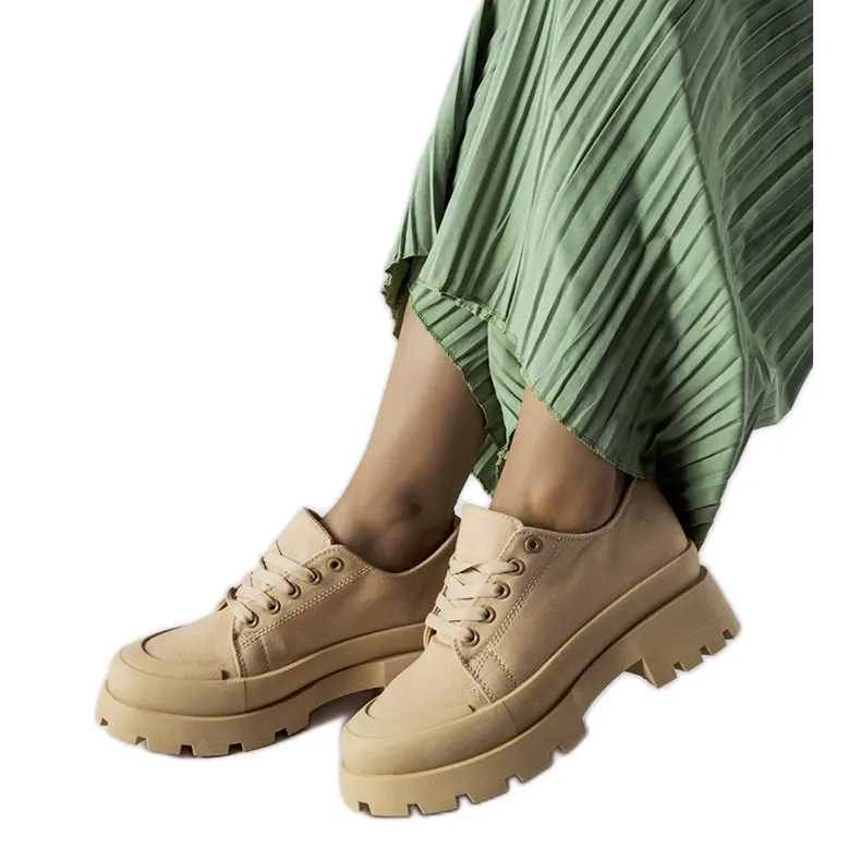 Chaussures marron à semelle Pointe massive brun