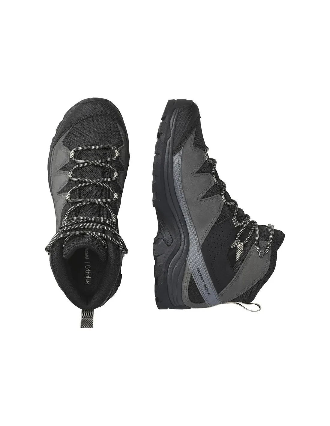 Chaussures montagne Salomon de Quest Rove Gore-Tex Gris/Noir