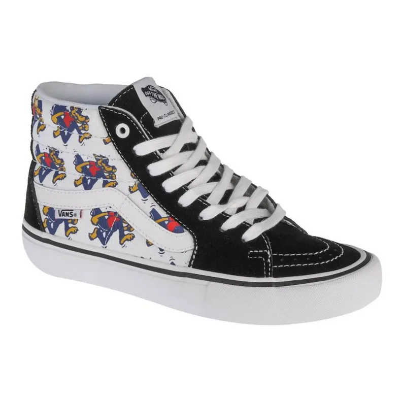 Chaussures Vans Skate Wolf Sk8 Hi Pro VN0A45JD11Z le noir