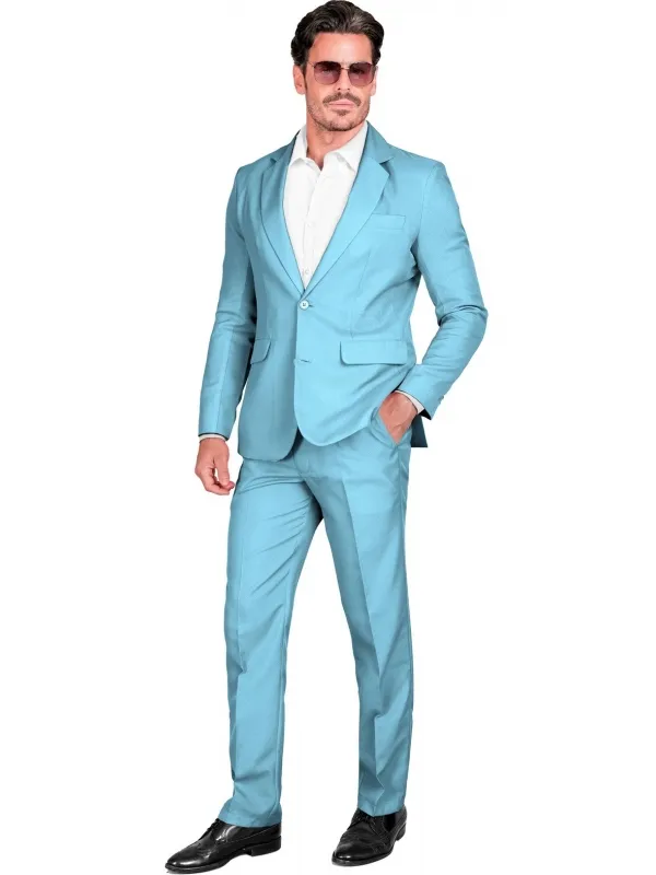 Costume Homme Bleu Bébé - Douceur, Légèreté et Élégance Subtile