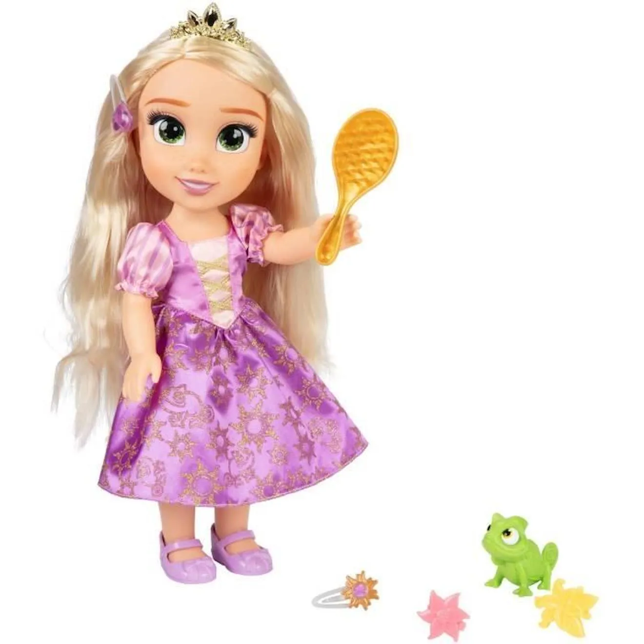 DISNEY PRINCESSES - Poupée Raiponce Musicale - 38 cm - JAKKS - 480456 violet - Jakks Pacific
