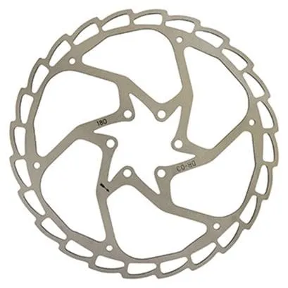 Disque de frein vtt 6 trous Newton brake 180mm argent