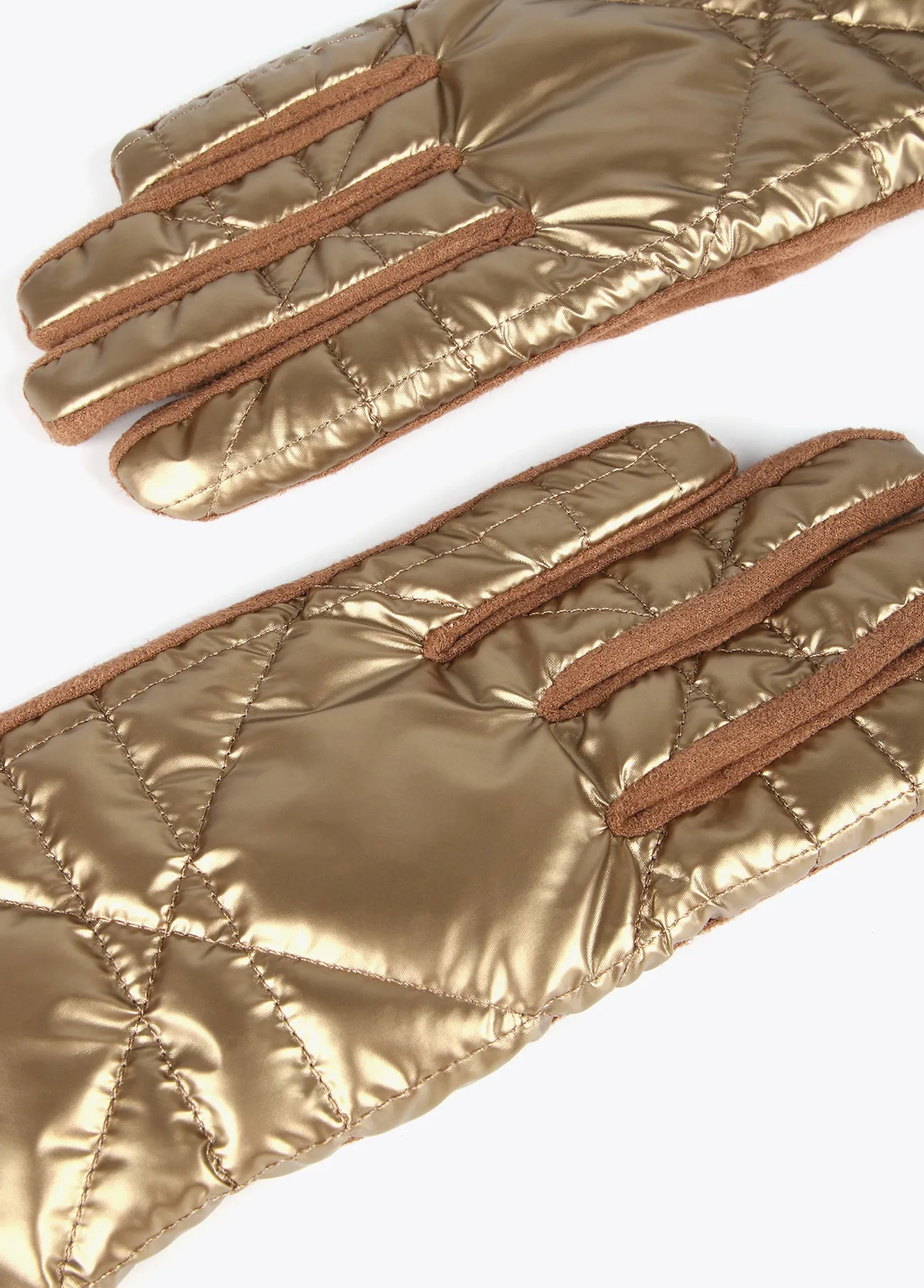 Gants matelassés avec chaîne