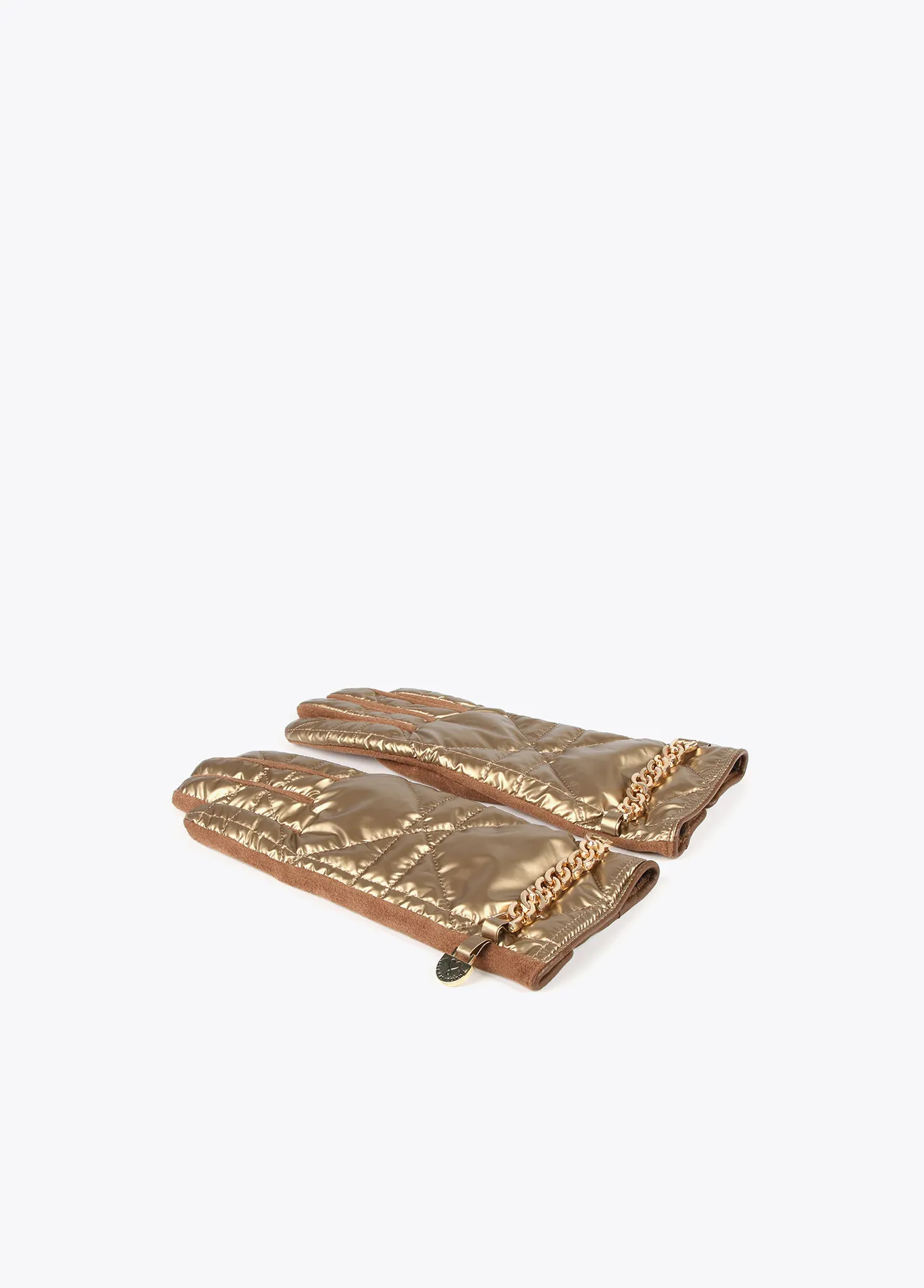 Gants matelassés avec chaîne