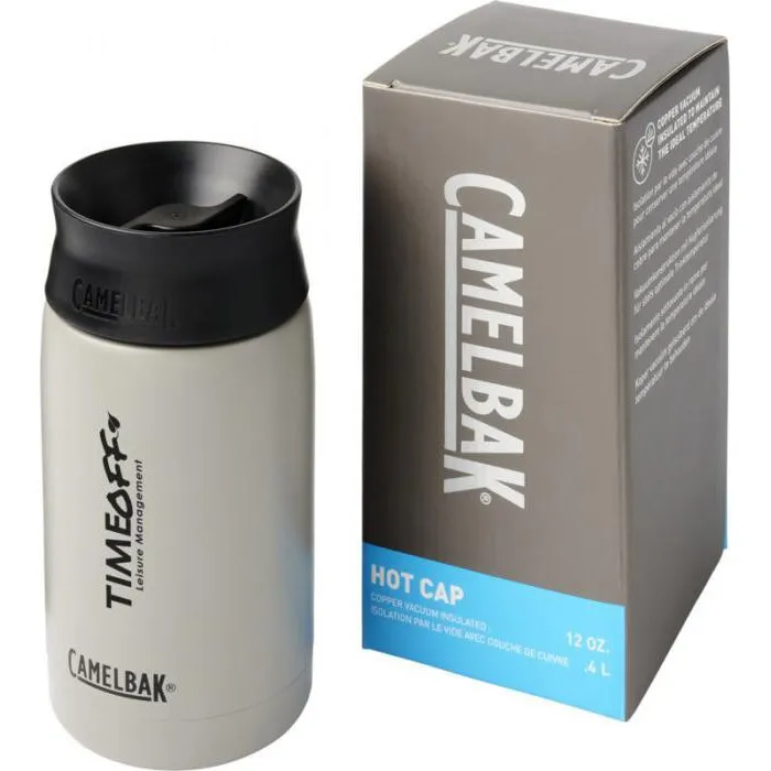 Gobelet double paroi personnalisé en inox - 350ml - HOTCAP - Vertlapub