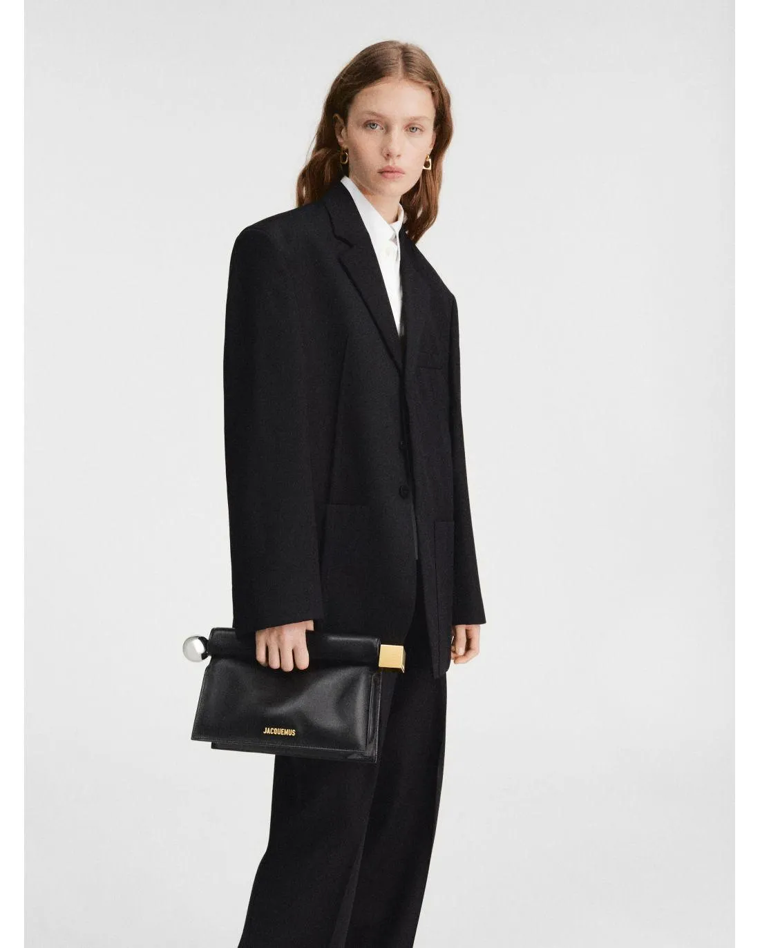 LA POCHETTE ROND CARRE BLACK - Jacquemus | Chez Maman Rouen
