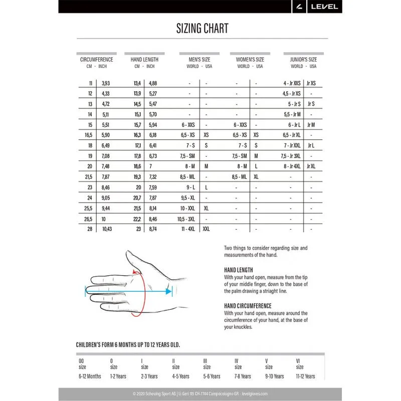 Level Mitaines Race - Enfant