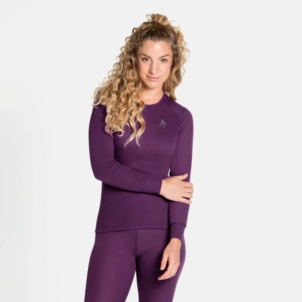 Maillot de Corps Odlo Women BL Top Crew Neck LS Active Warm Eco Charisma