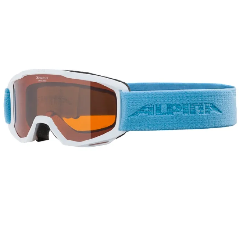 Masque de Ski Alpina Alpina Piney White Skyblue