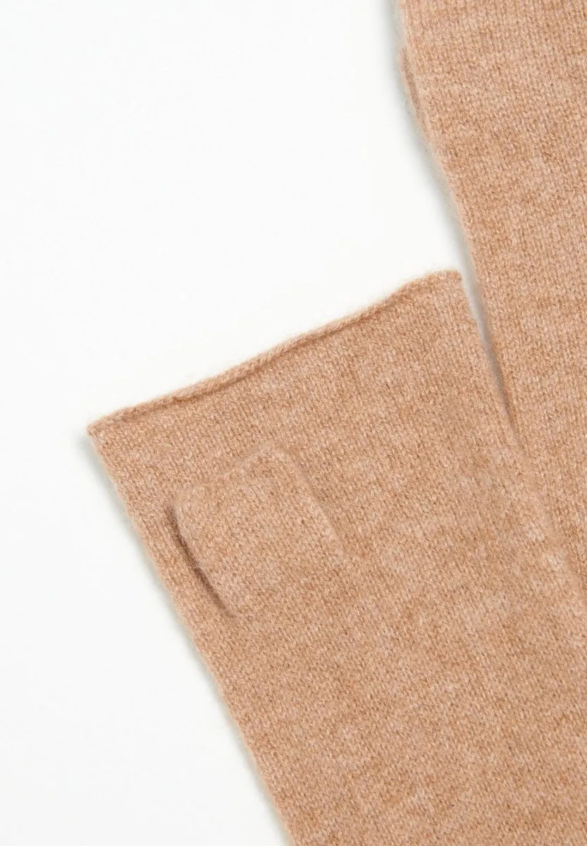 Mitaines cachemire camel - UNI 3