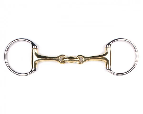Mors à olive double brisure maillechort