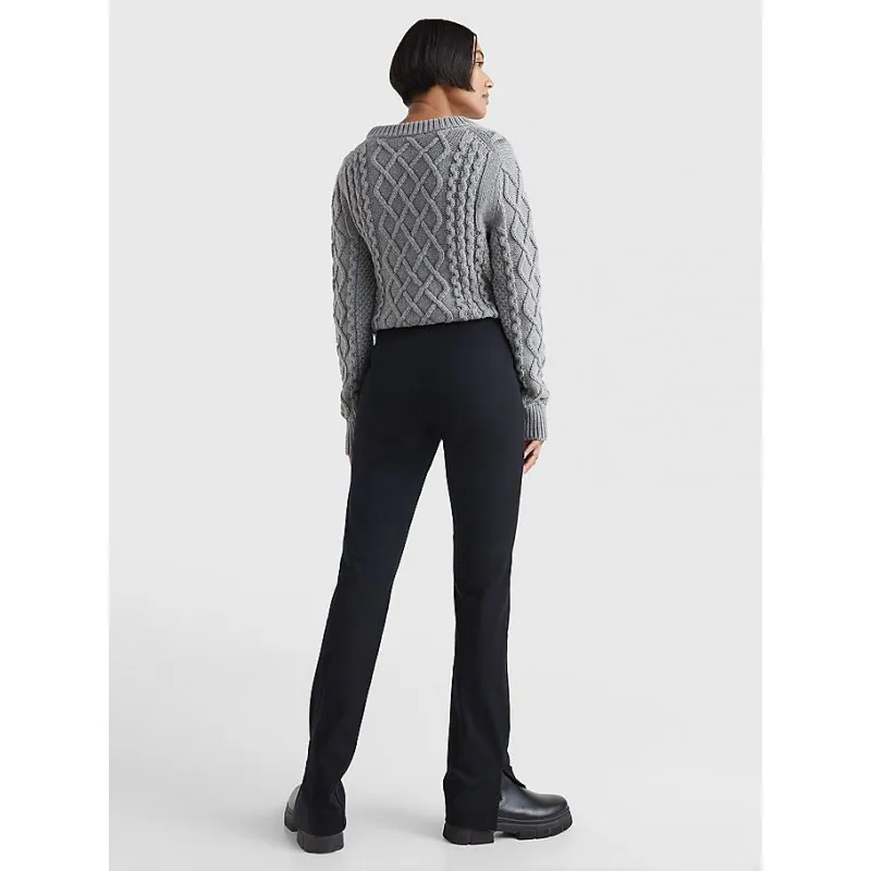 Pantalon Femme Tommy Hilfiger SEASONAL GABARDINE