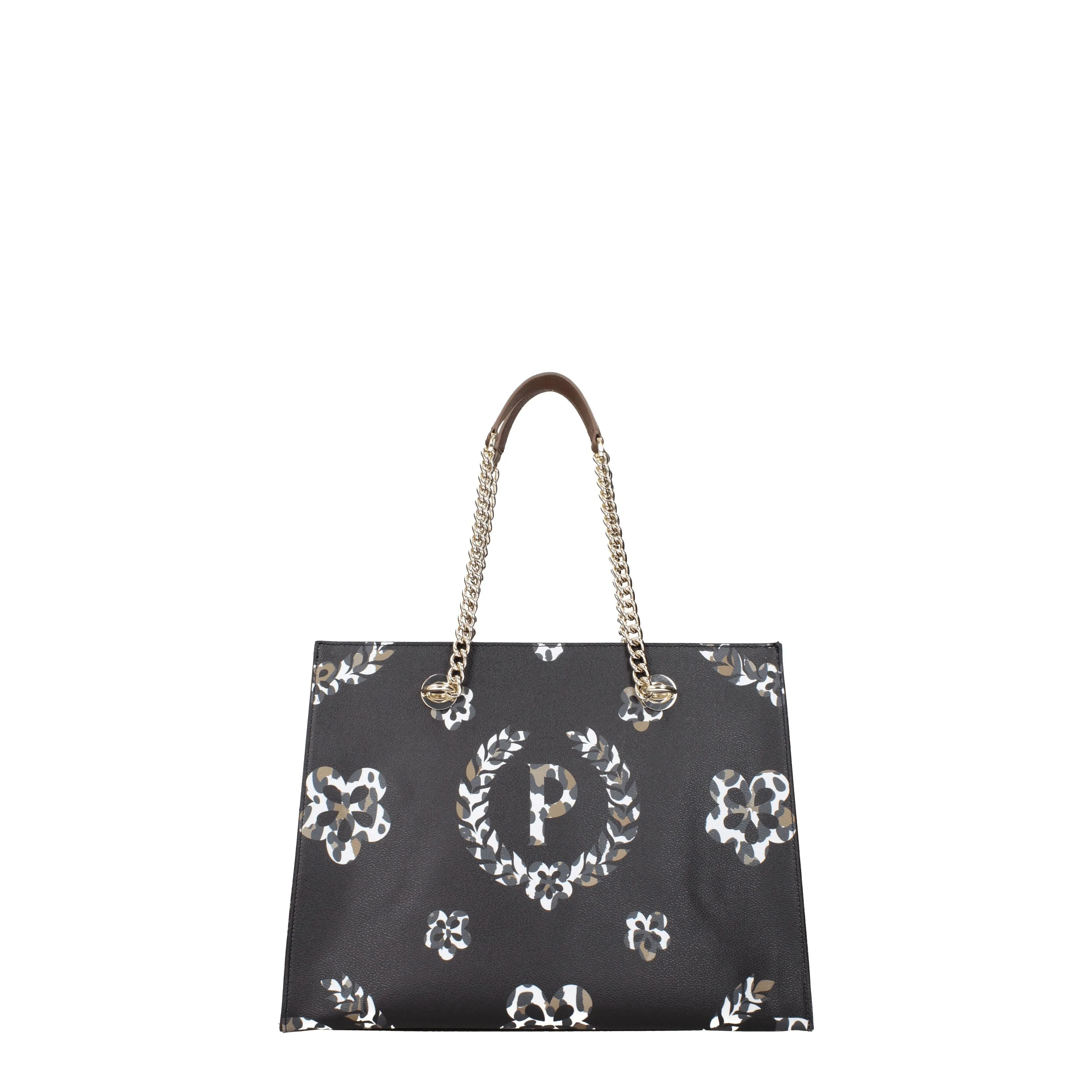 Pollini Sacs à bandoulières femmes PVC Black / Moro Head