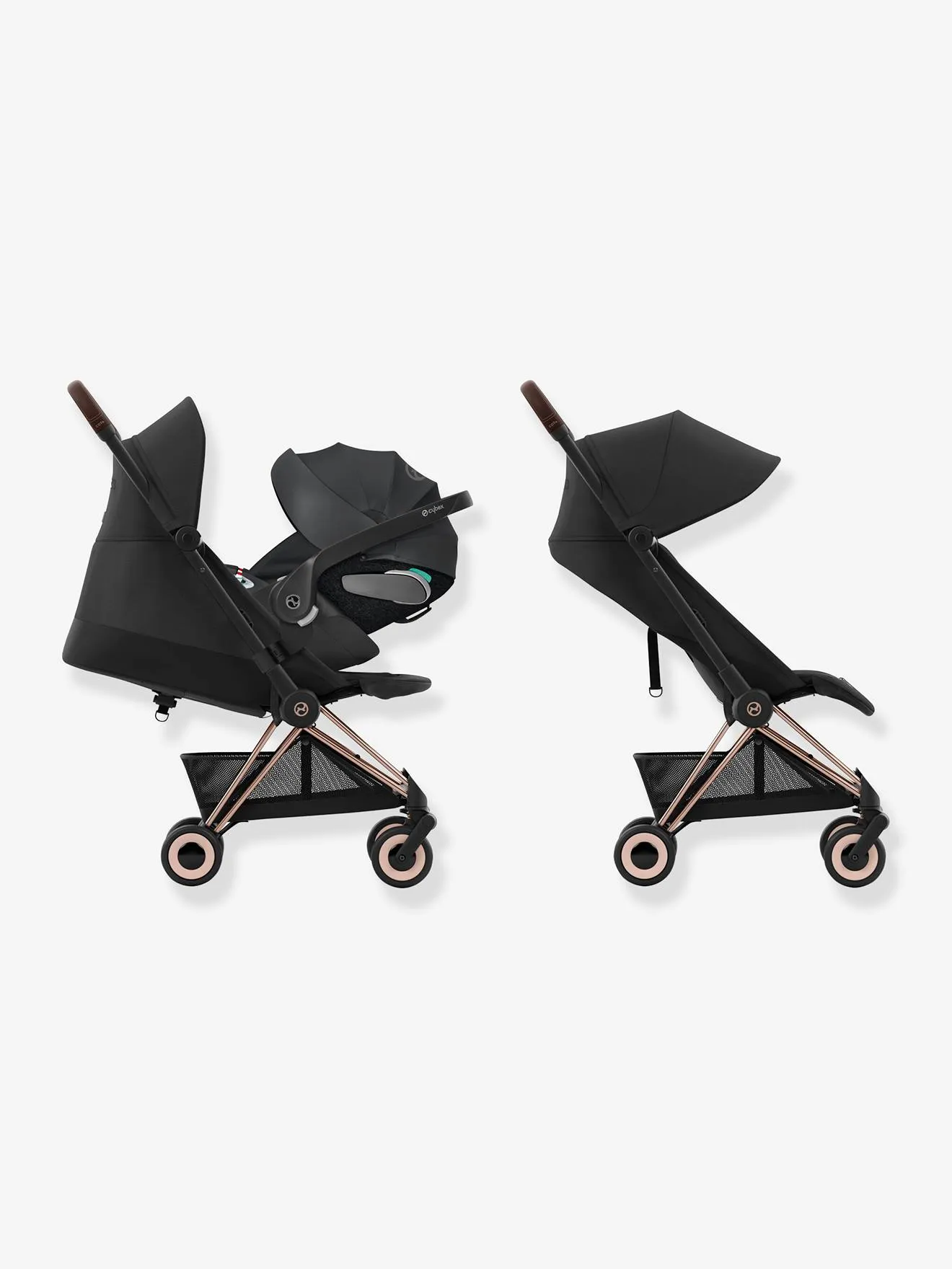 Poussette CYBEX Platinum Coya matt black/leaf green - Cybex