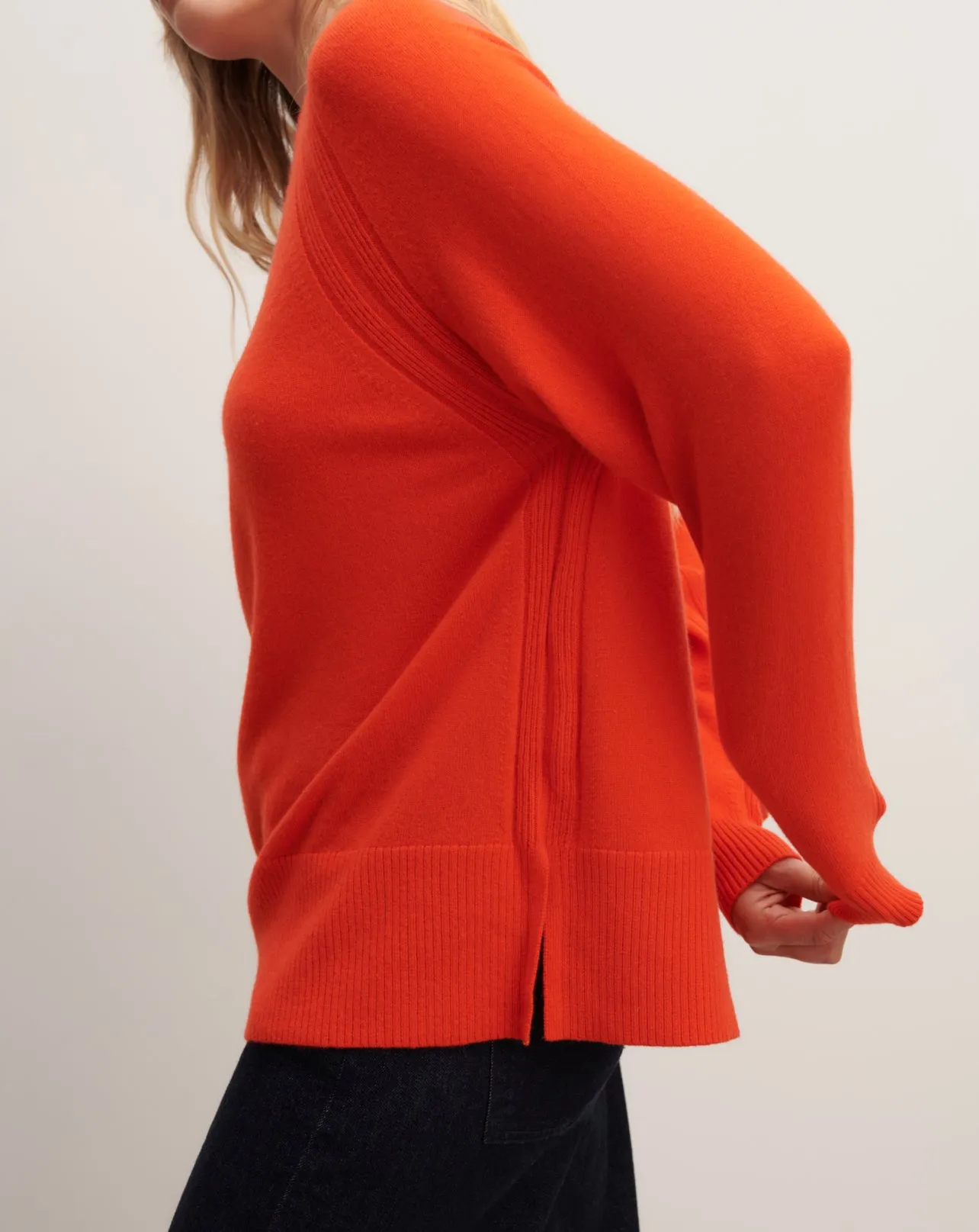 Pull col rond oversized