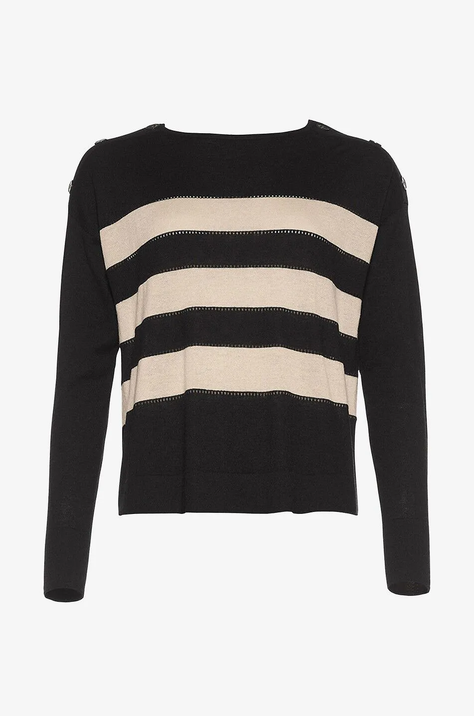 Pull marinière en cachemire Vent