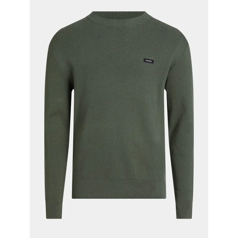 Pull slim essentiel bleu marine homme - Tommy Jeans | wimod