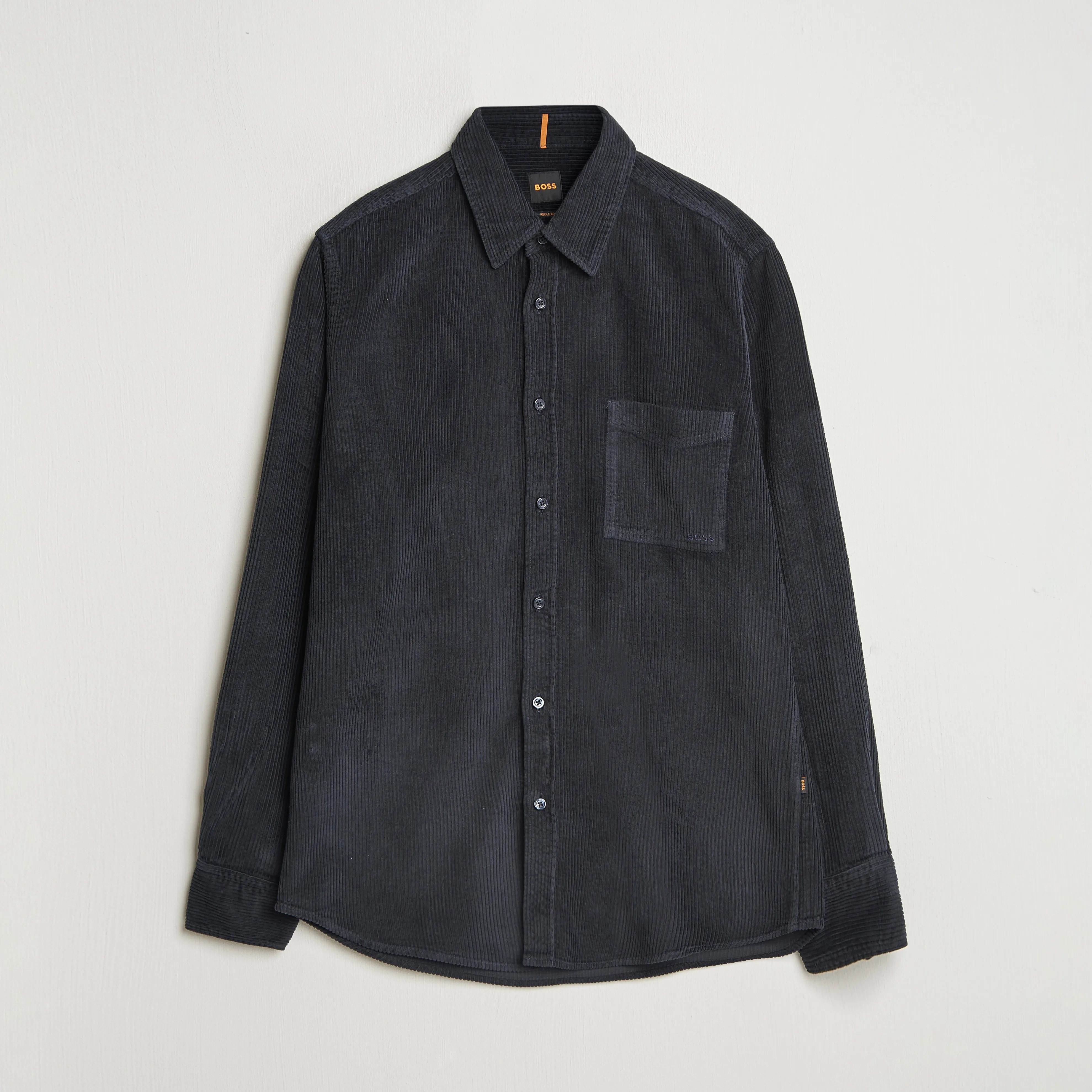 Relegant Corduroy Shirt Dark Blue