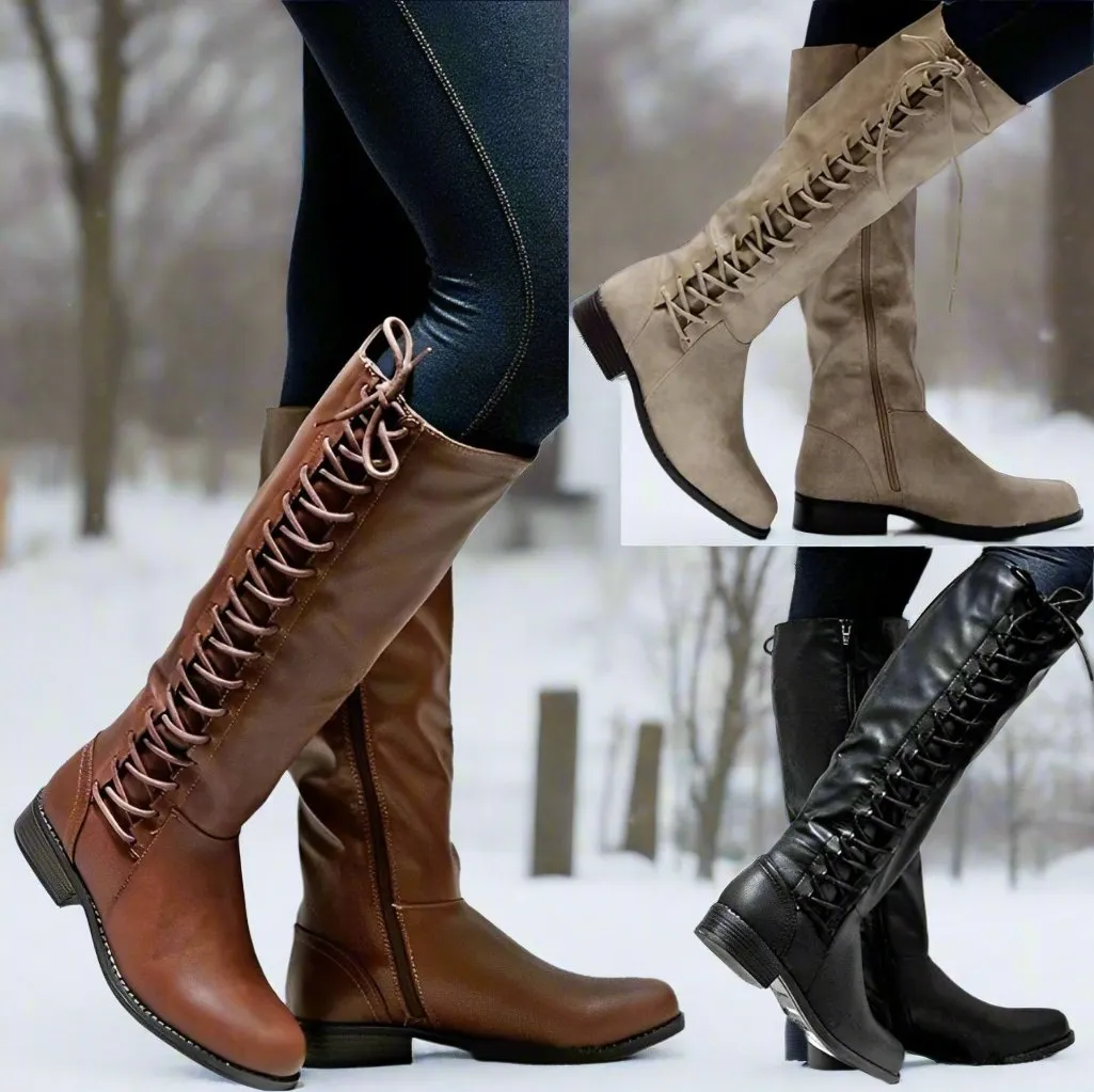 Rowanne - Bottes à lacets chaudes et stylées