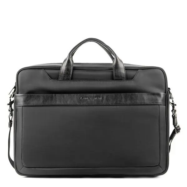 Sacoche porte documents et ordi noir Basic & Sport | Maroquinerie en ligne pour homme