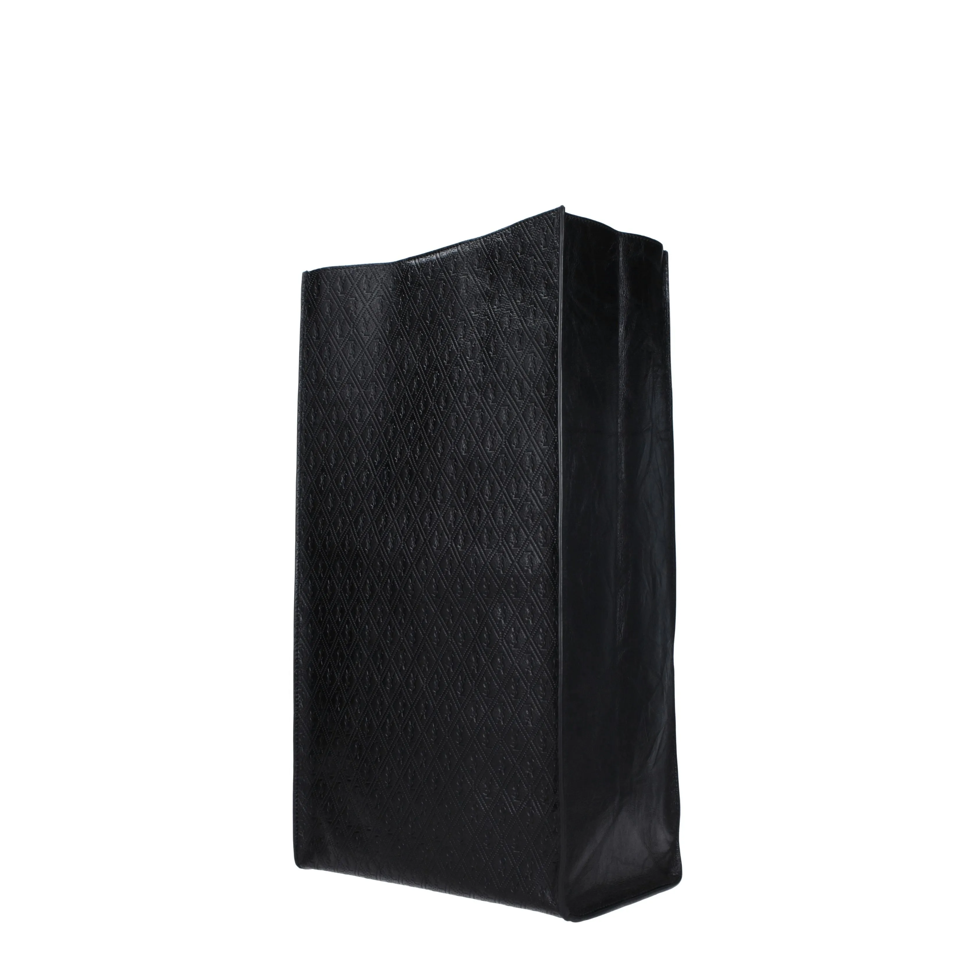 Saint laurent pochette minibag sac papier masculin en cuir noir