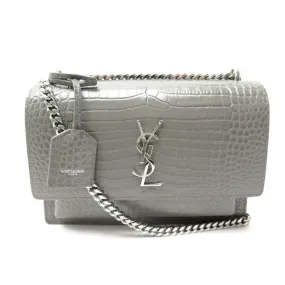 SAINT LAURENT SACS A MAIN sunset medium effet croco - 442906 porté bandoulière