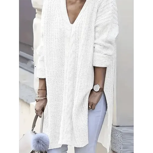 Seleste | Pull Oversize légant à Col V Profond