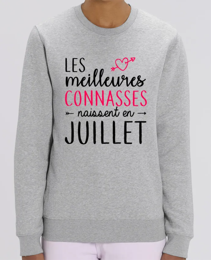 Sweat-shirt Les meilleures connasses naissent Juillet Par La boutique de Laura