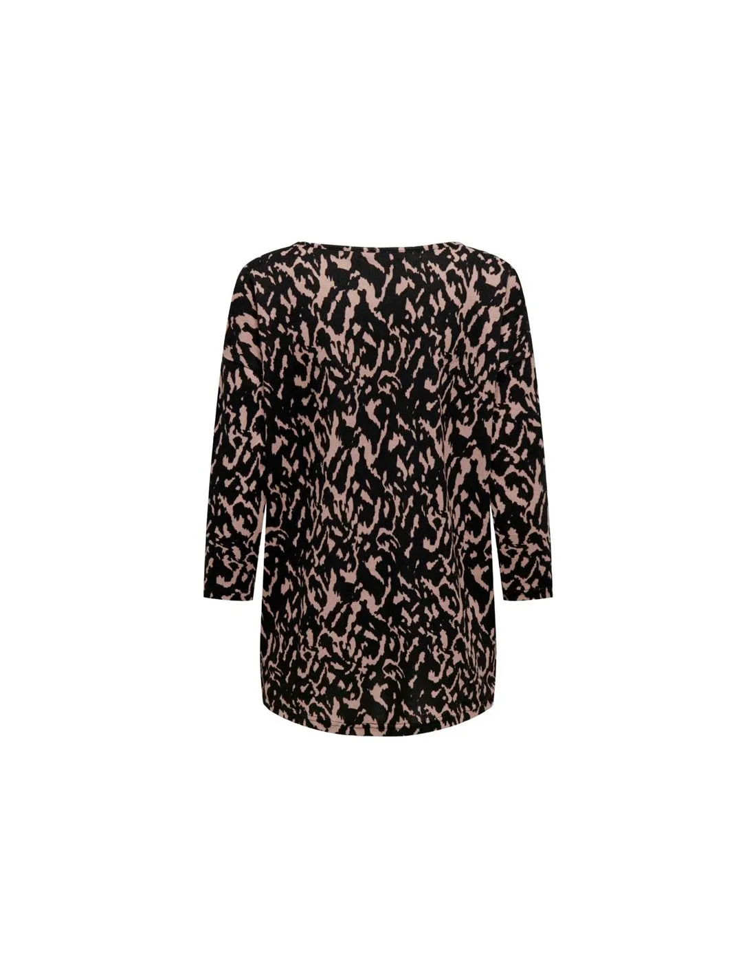 T-shirt Only elcos 4/5 Aop Black Femme