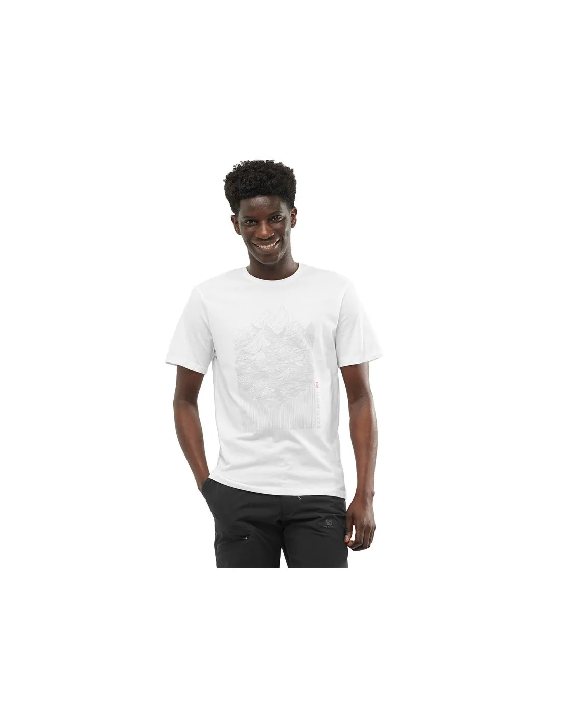 T-shirt Salomon Outlife Mountain Man WH