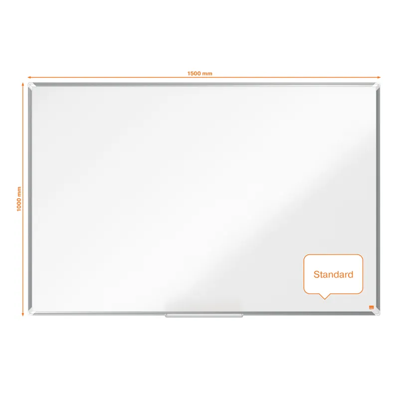 Tableau blanc mural Premium Plus Emaille 150 x 100 cm
