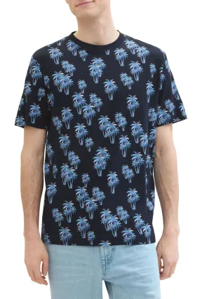 Tee Shirt TOM TAILOR PALMIER Navy Blue