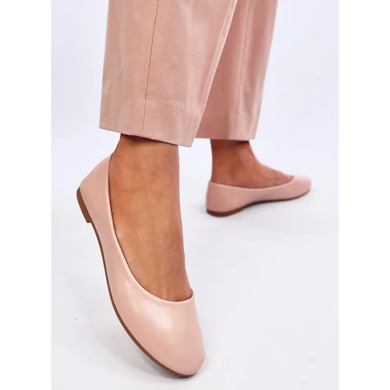 Tova Ballerines semelle cuir beige
