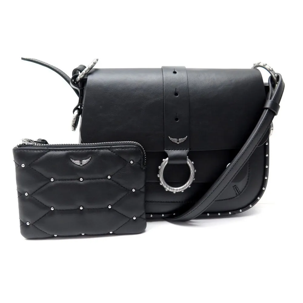 ZADIG & VOLTAIRE SACS A MAIN collaboration zadig & voltaire x kate moss + pochette uma - SJAV2001F porté bandoulière