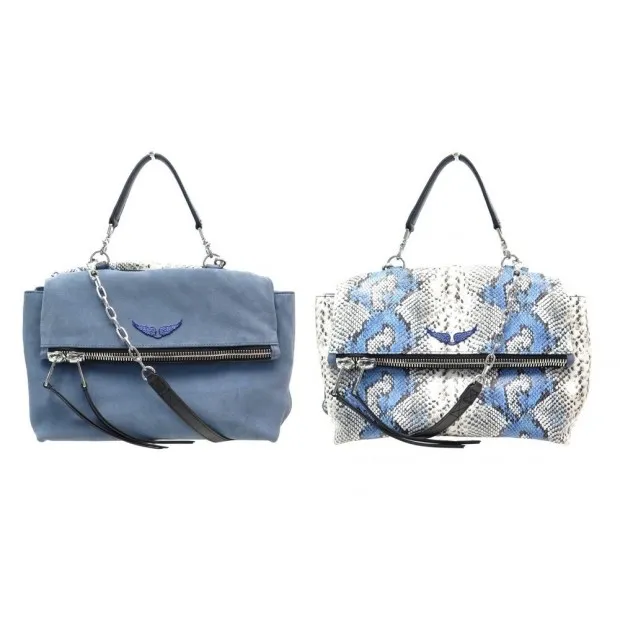 ZADIG & VOLTAIRE SACS A MAIN twin's suede wild porté bandoulière
